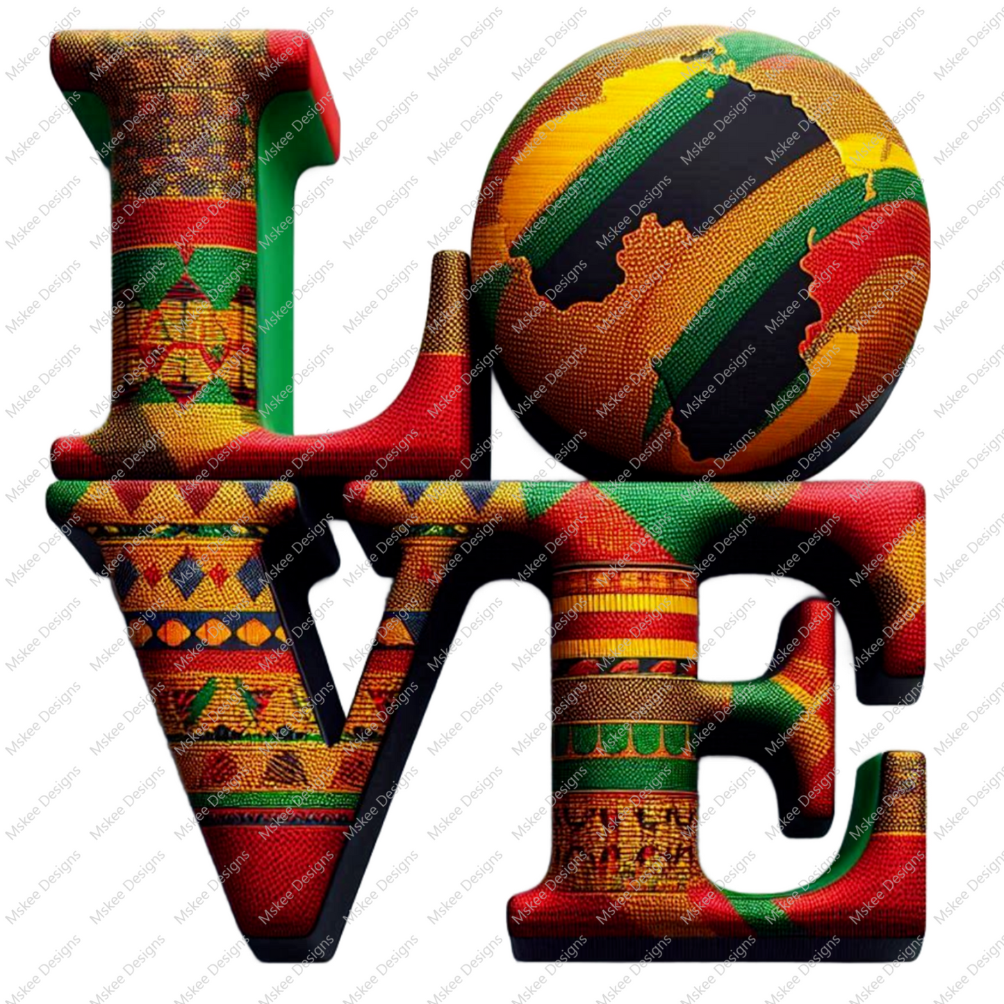 I Love Black History – Black History Month PNG Design