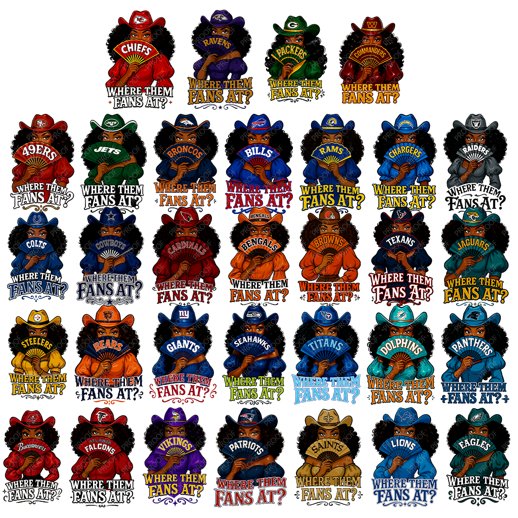 Onya Loves Sports – Where Them Fans At Bundle | High-Res PNGs