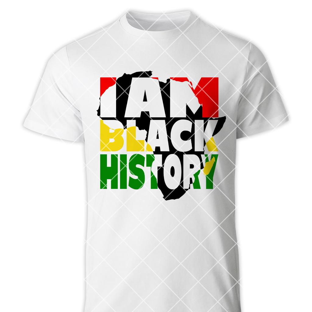 I Am Black History PNG – African American Pride Sublimation File
