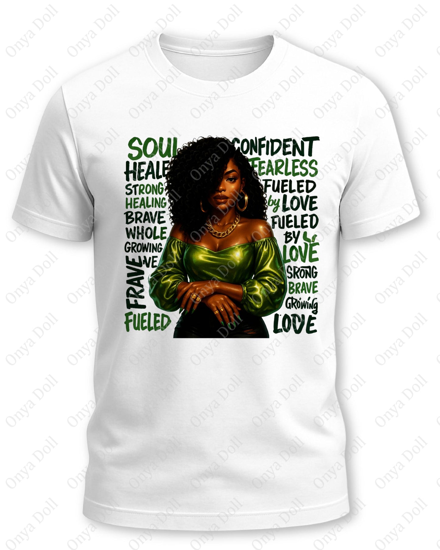 Confident Woman PNG | Affirmation Clipart for Sublimation, Planner Cover, Digital Art | High-Quality PNG File