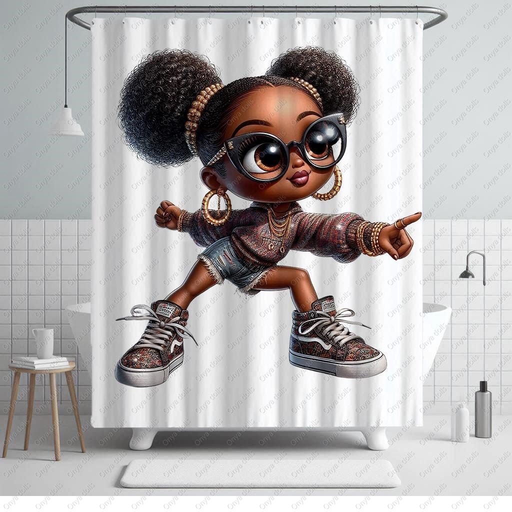 Onya Teen Girl PNG | Melanin Digital Doll Clipart of Young Lady for Sublimation, Cricut, Planner, Silhouette | High Resolution