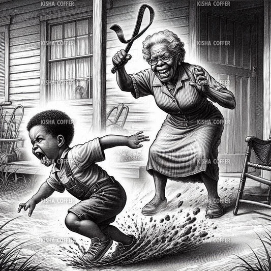 Onya G-Ma PNG | Grandma Didn’t Play Clipart for Sublimation, Childhood Humor, Digital Art | High-Quality Melanin File