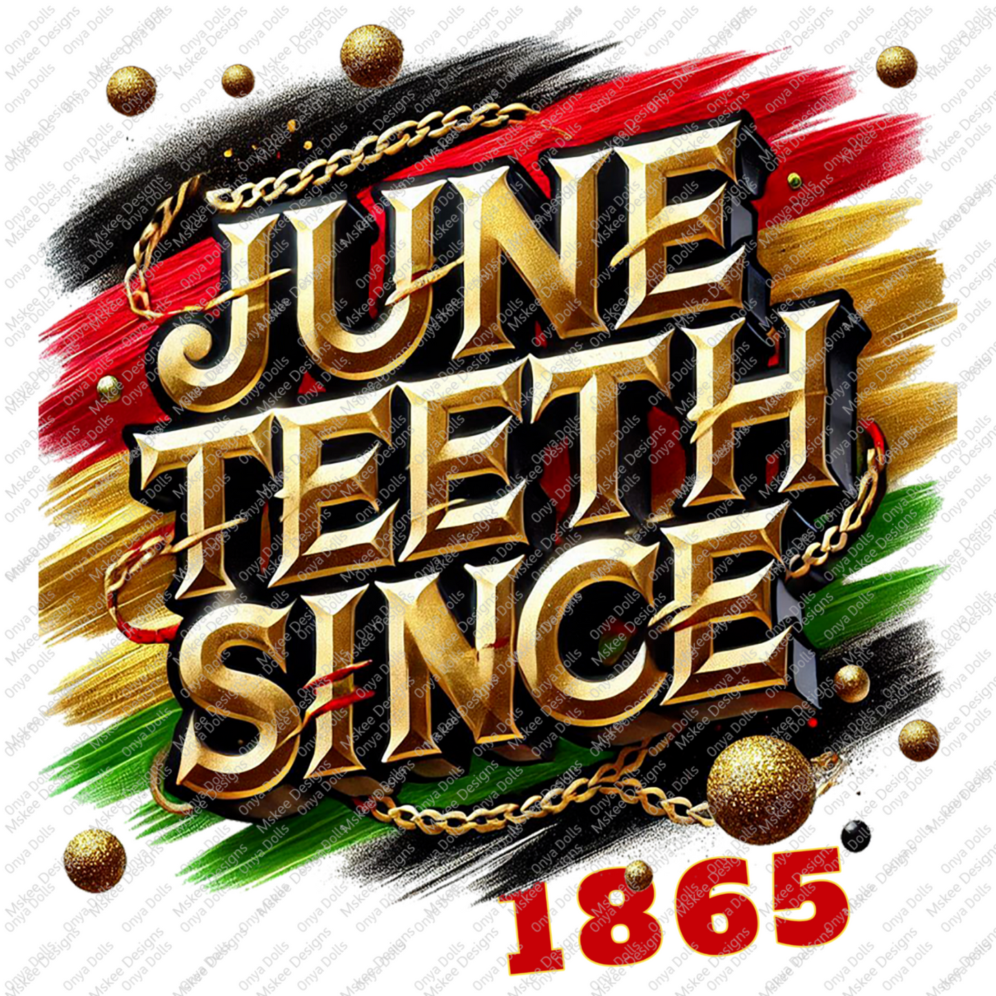 Juneteenth Since 1865 PNG – Black History Strong Digital Art