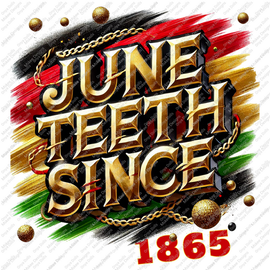 Juneteenth Since 1865 PNG – Black History Strong Digital Art