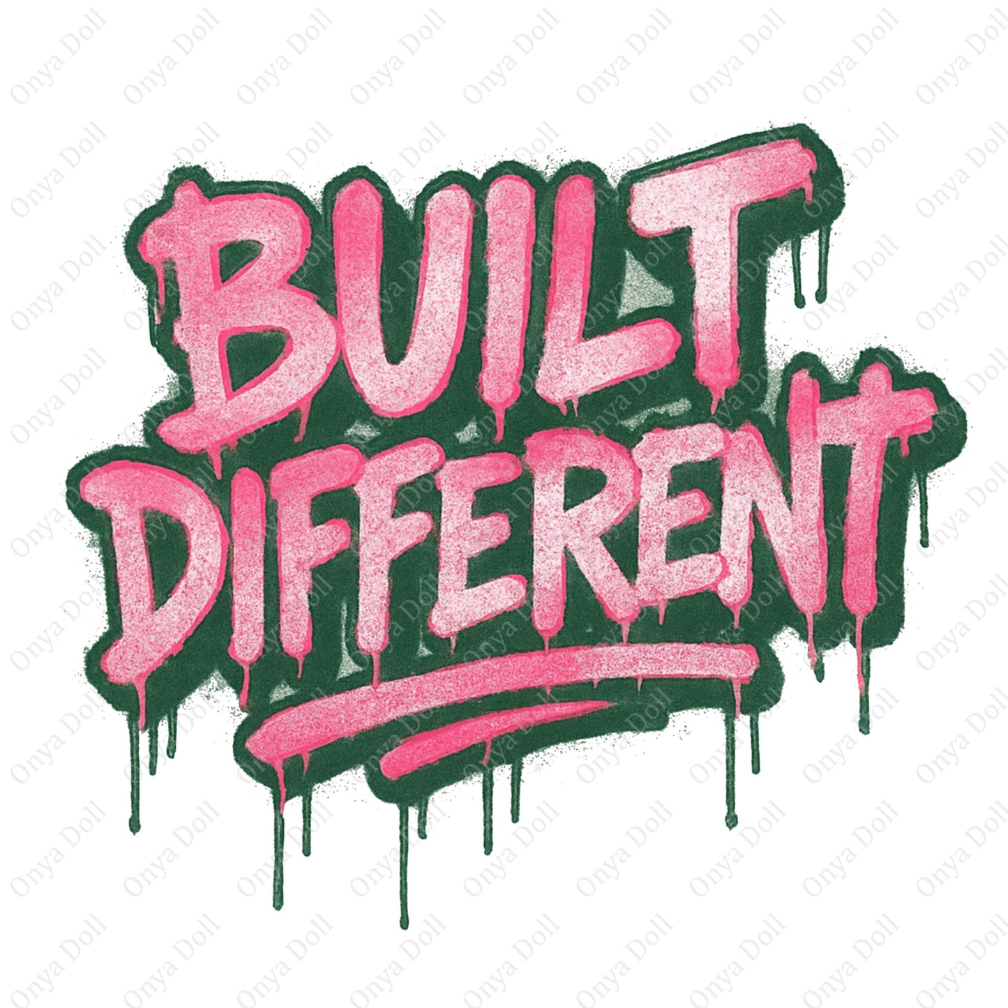 Built Different PNG | Classy Clipart for Sublimation, Cricut, Planner Design | High-Quality Digital File
