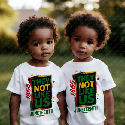 They Not Like Us PNG | Juneteenth Clipart for Sublimation | High-Quality Melanin Digital Art File