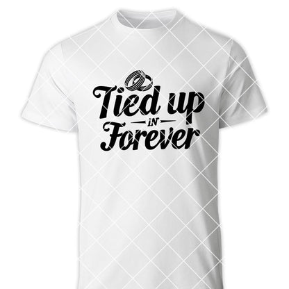 Tied Up In Forever SVG PNG – Wedding, Anniversary Digital Design for Cricut, Silhouette, Sublimation and DIY Gifts