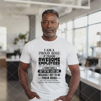 Proud Boss SVG PNG – Empowerment Shirt Design for Cricut, Sublimation, Vinyl & DIY Crafts | Entrepreneur Quote Digital File
