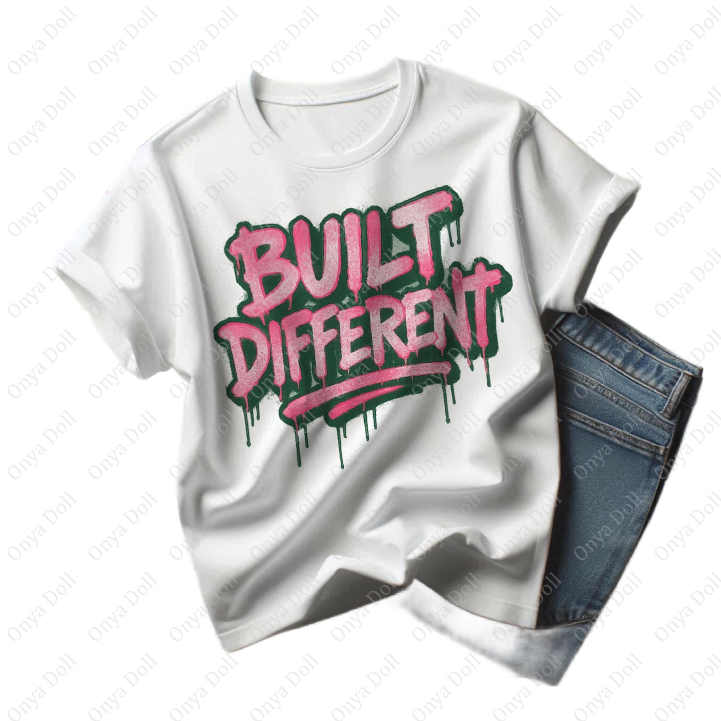 Built Different PNG | Classy Clipart for Sublimation, Cricut, Planner Design | High-Quality Digital File