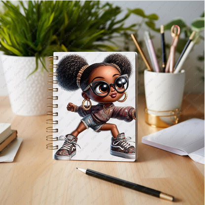 Onya Teen Girl PNG | Melanin Digital Doll Clipart of Young Lady for Sublimation, Cricut, Planner, Silhouette | High Resolution