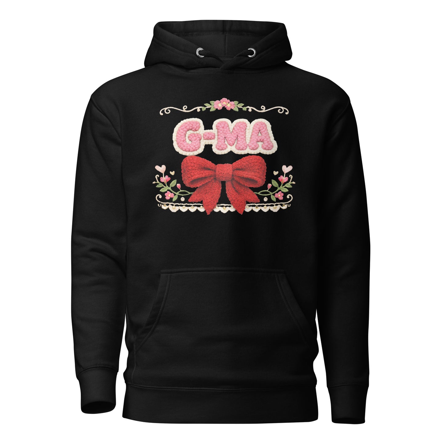 gma bow hoodie cute grandma sweatshirt floral gift hoodie for women
